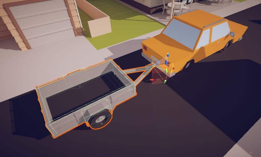 Car trailer - configurable joint setup
